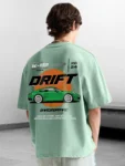 Drift Men Graphic Oversized Printed T-Shirt